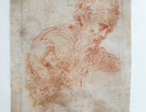 Parmigianino “Autoritratto”, disegno (Fondazione Monteparma)